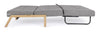 Canapea Hayden Gri Extensibila cu Spuma Poliuretanica, 2 Locuri, Suprafata de Dormit 198x151 cm, tapitata cu Stofa, Perne Incluse, l151xA96xH79 cm (5)
