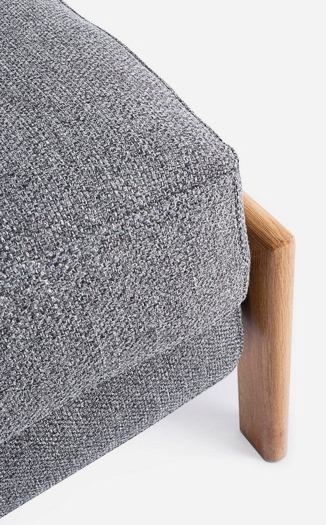 Canapea Hayden Gri Extensibila cu Spuma Poliuretanica, 2 Locuri, Suprafata de Dormit 198x151 cm, tapitata cu Stofa, Perne Incluse, l151xA96xH79 cm (10)