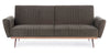 Canapea Johnny Velvet Maro Extensibila cu Spuma Poliuretanica, 3 Locuri, Suprafata de Dormit 180x104 cm, tapitata cu Stofa, l210xA83xH85 cm (1)