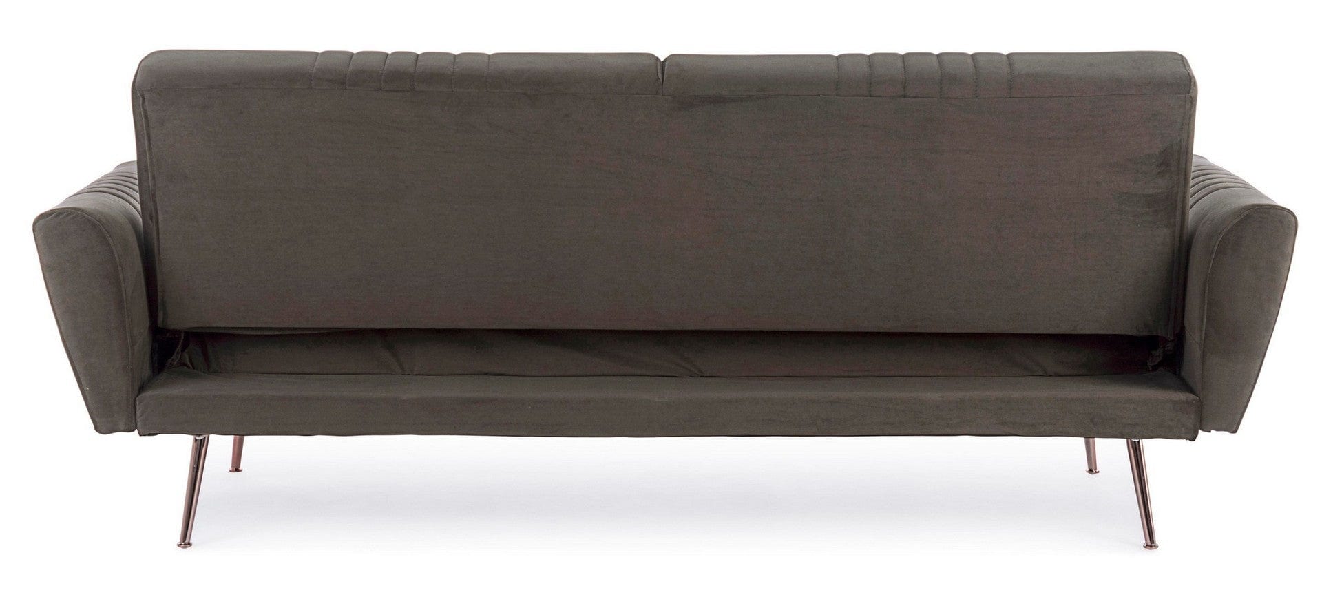 Canapea Johnny Velvet Maro Extensibila cu Spuma Poliuretanica, 3 Locuri, Suprafata de Dormit 180x104 cm, tapitata cu Stofa, l210xA83xH85 cm (3)