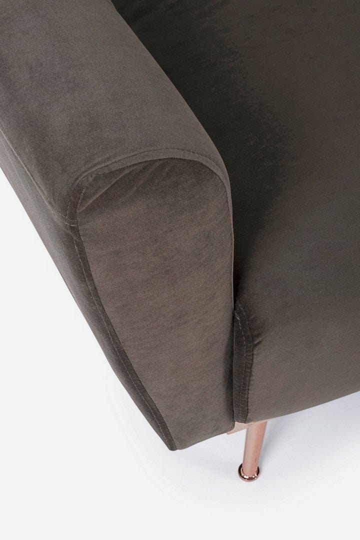 Canapea Johnny Velvet Maro Extensibila cu Spuma Poliuretanica, 3 Locuri, Suprafata de Dormit 180x104 cm, tapitata cu Stofa, l210xA83xH85 cm (10)