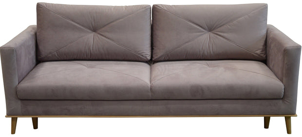 Canapea Lande Extensibila cu Arcuri Ondulate si Spuma Poliuretanica, 3 Locuri, Suprafata de Dormit 189x124 cm, cu Lada de Depozitare, Perne Incluse, l215xA92xH74 cm