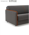 LeComfort Canapea Modire Bonnie 960/244 Extensibila cu Benzi Elastice si Spuma Poliuretanica, 3 Locuri, Suprafata de Dormit 195x160 cm, tapitata cu Stofa, cu Spatiu de Depozitare, l198xA99xH82 cm