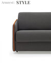 LeComfort Canapea Modire Bonnie 960/244 Extensibila cu Benzi Elastice si Spuma Poliuretanica, 3 Locuri, Suprafata de Dormit 195x160 cm, tapitata cu Stofa, cu Spatiu de Depozitare, l198xA99xH82 cm