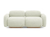 Makamii Canapea Modulara, 3 locuri, Tapitata cu Stofa, Ailani 3S-21, l190xA95xH73 cm