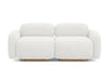 Makamii Canapea Modulara, 3 locuri, Tapitata cu Stofa, Ailani 3S-7, l190xA95xH73 cm