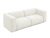 Makamii Canapea Modulara, 3 locuri, Tapitata cu Stofa, Ekahi 3S-2, l228xA89xH70 cm