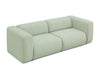 Makamii Canapea Modulara, 3 locuri, Tapitata cu Stofa, Ekahi 3S-20, l228xA89xH70 cm