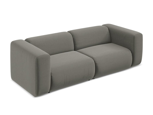 Makamii Canapea Modulara, 3 locuri, Tapitata cu Stofa, Ekahi Velvet 3S-3, l228xA89xH70 cm