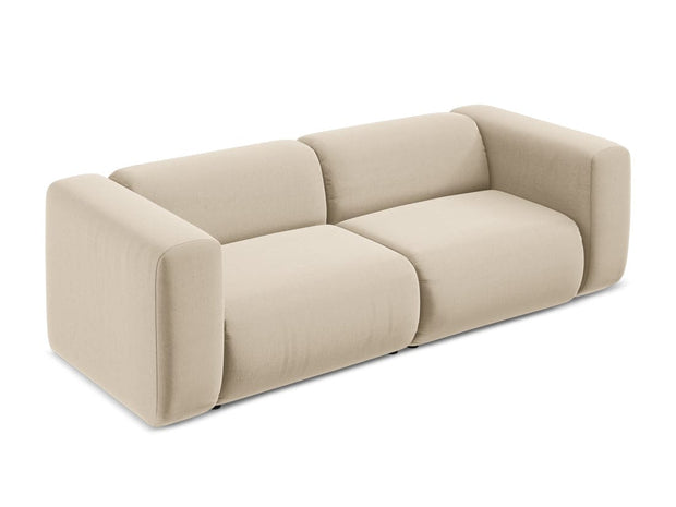 Makamii Canapea Modulara, 3 locuri, Tapitata cu Stofa, Ekahi Velvet 3S-3, l228xA89xH70 cm