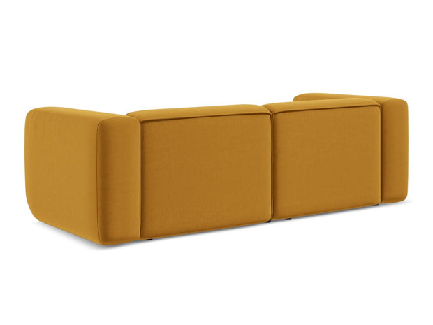 Makamii Canapea Modulara, 3 locuri, Tapitata cu Stofa, Ekahi Velvet 3S-3, l228xA89xH70 cm