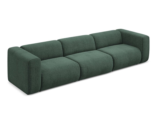 Makamii Canapea Modulara, 4 locuri, Tapitata cu Stofa, Ekahi 4S-2, l319xA89xH70 cm