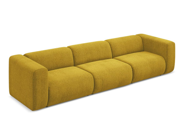 Makamii Canapea Modulara, 4 locuri, Tapitata cu Stofa, Ekahi 4S-2, l319xA89xH70 cm