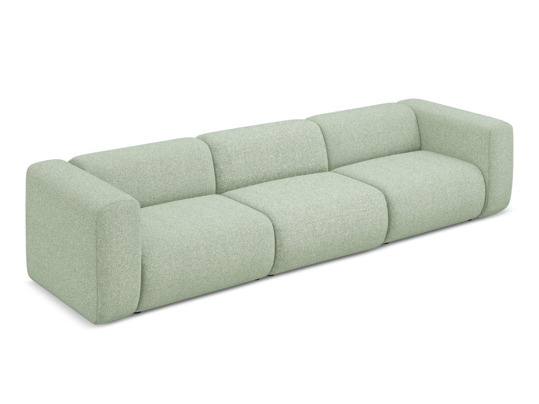 Makamii Canapea Modulara, 4 locuri, Tapitata cu Stofa, Ekahi 4S-20, l319xA89xH70 cm