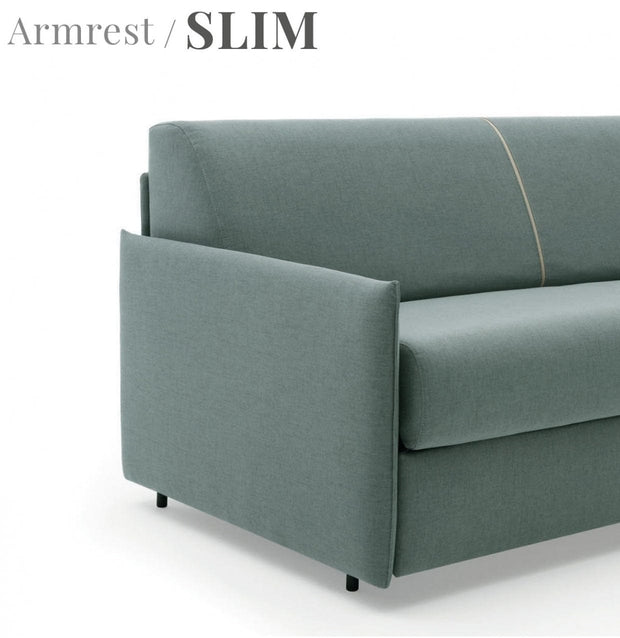 LeComfort Canapea Noxar Bonnie 847/370 Extensibila cu Benzi Elastice si Spuma Poliuretanica, 3 Locuri, Suprafata de Dormit 199x160 cm, tapitata cu Stofa, cu Spatiu de Depozitare, l198xA97xH88 cm