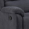 Actona Canapea Recliner 3 Locuri, tapitata cu stofa, Sabia Gri Inchis, l190xA90xH101 cm
