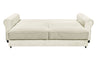Canapea extensibila cu lada de depozitare, tapitata cu stofa, 3 locuri, Aurelis Crem, l247xA115xH95 cm (1)