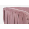 Canapea fixa tapitata cu stofa, 2 locuri Linsay Velvet Roz / Auriu, l129xA80xH74 cm (5)
