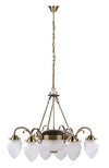 RabaLux Candelabru Annabella 8636 Bronz / Alb