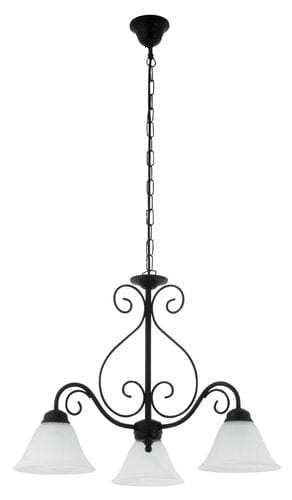RabaLux Candelabru Athen 7813 Negru Mat / Alb