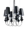 Azzarddo Candelabru Baroco 6 Negru, AZ1379