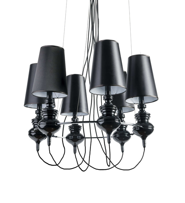 Azzarddo Candelabru Baroco 6 Negru, AZ1379