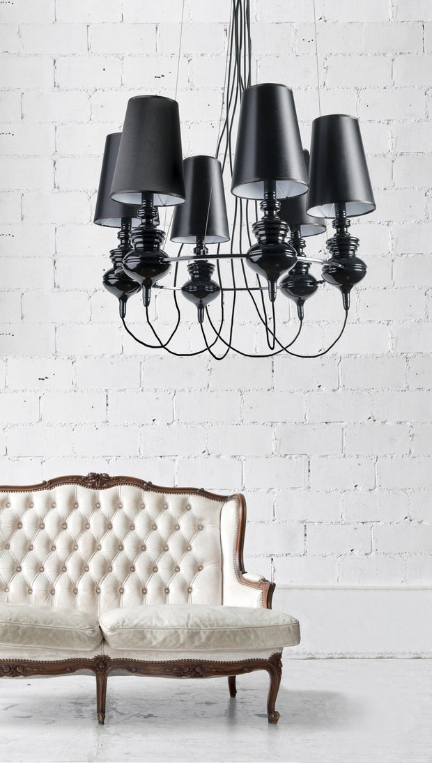 Azzarddo Candelabru Baroco 6 Negru, AZ1379