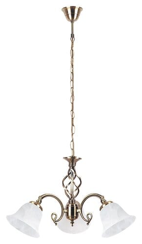 RabaLux Candelabru Beckworth 7133 Bronz / Alb
