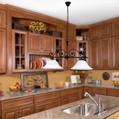 RabaLux Candelabru Dorothea 7777 Negru Mat / Alb