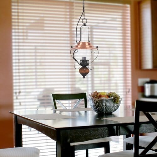 RabaLux Candelabru Enna 7869 Negru / Transparent