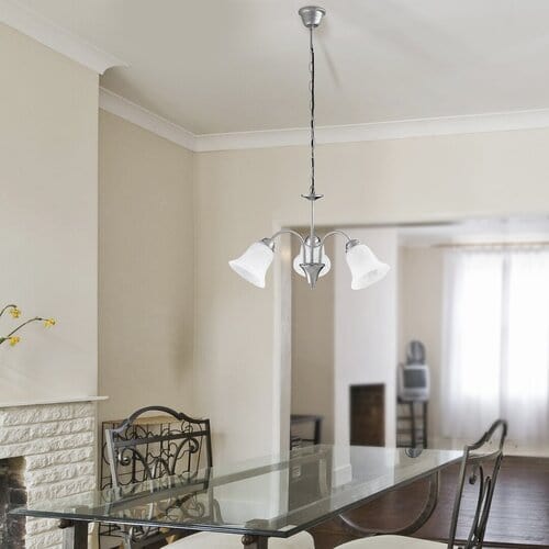 RabaLux Candelabru Francesca 7363 Gri / Alb