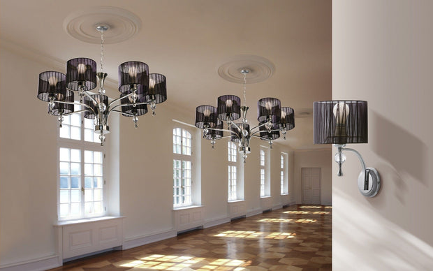 Azzarddo Candelabru Impress 7 Negru, AZ0500