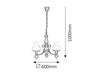 RabaLux Candelabru Petronel 7078 Negru Mat / Alb
