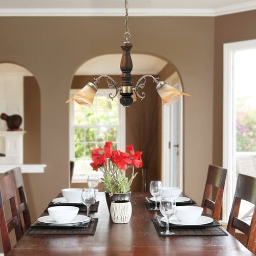 RabaLux Candelabru Rustic 3 7093 Bronz / Maro