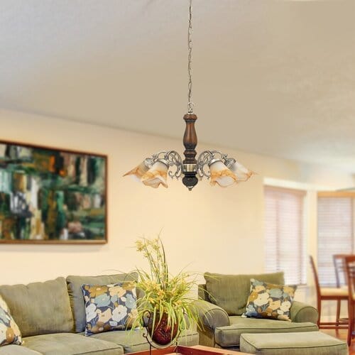 RabaLux Candelabru Rustic 3 7095 Bronz / Maro