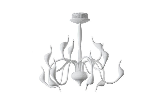 Azzarddo Candelabru Snake Alb, AZ0045