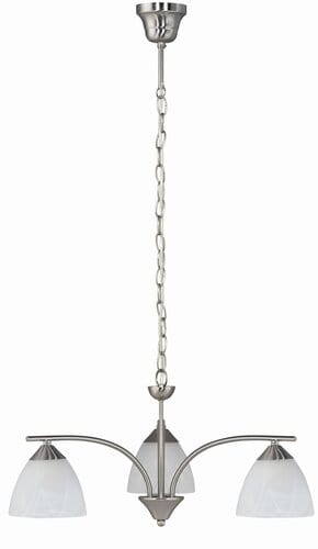 RabaLux Candelabru Tristan 7203 Gri / Alb