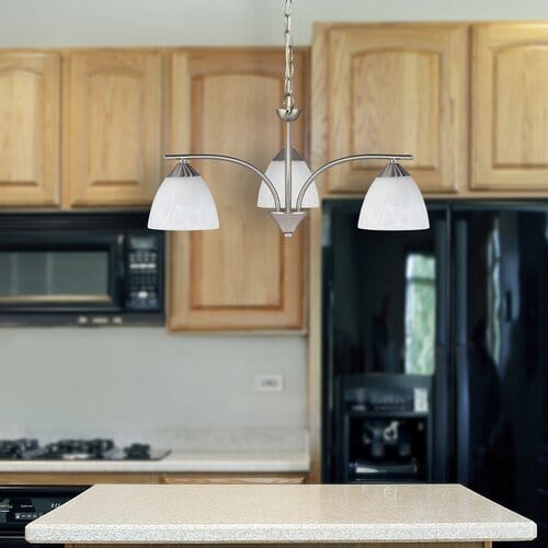 RabaLux Candelabru Tristan 7203 Gri / Alb