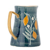 Bloomingville Carafa decorativa din ceramica, Feriha Albastru, Ø18,5xH24 cm