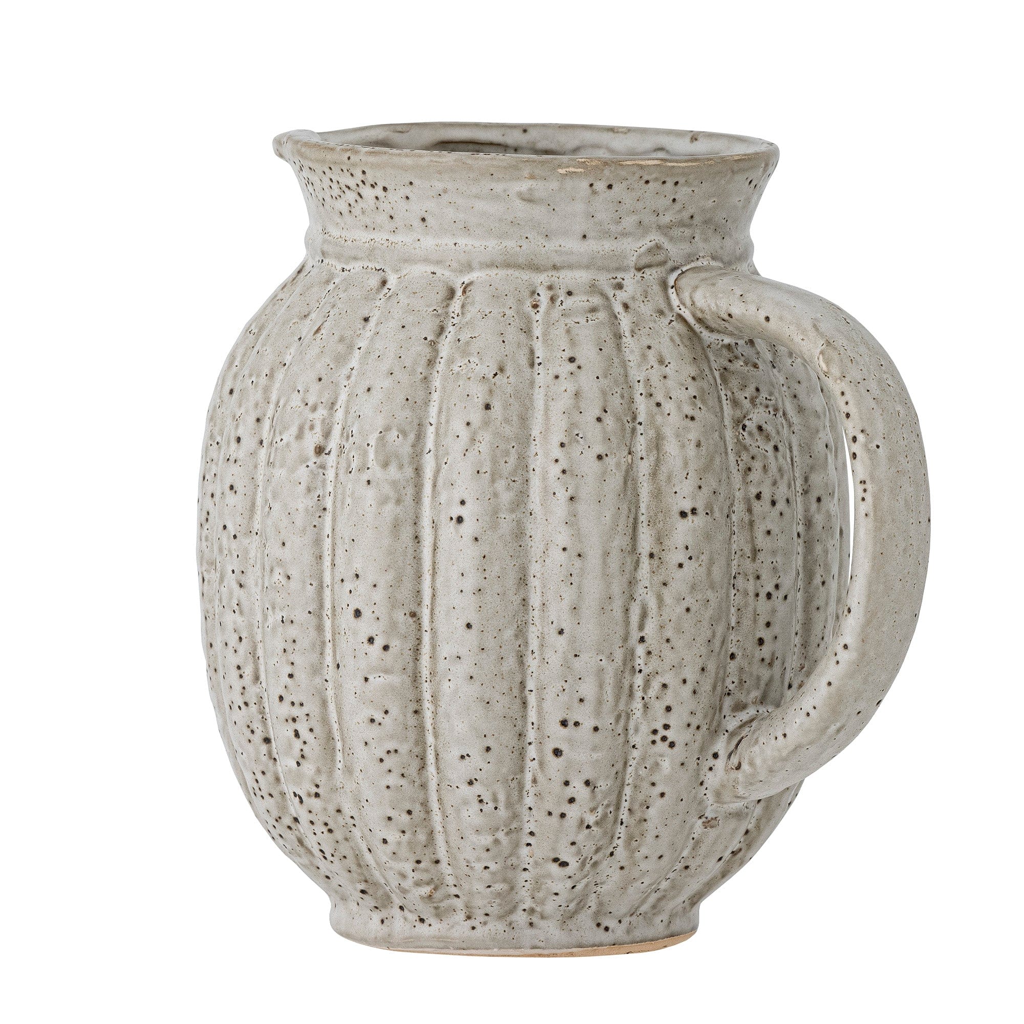 Bloomingville Carafa decorativa din ceramica, Indrid Gri, L20,5xl15xH19,5 cm