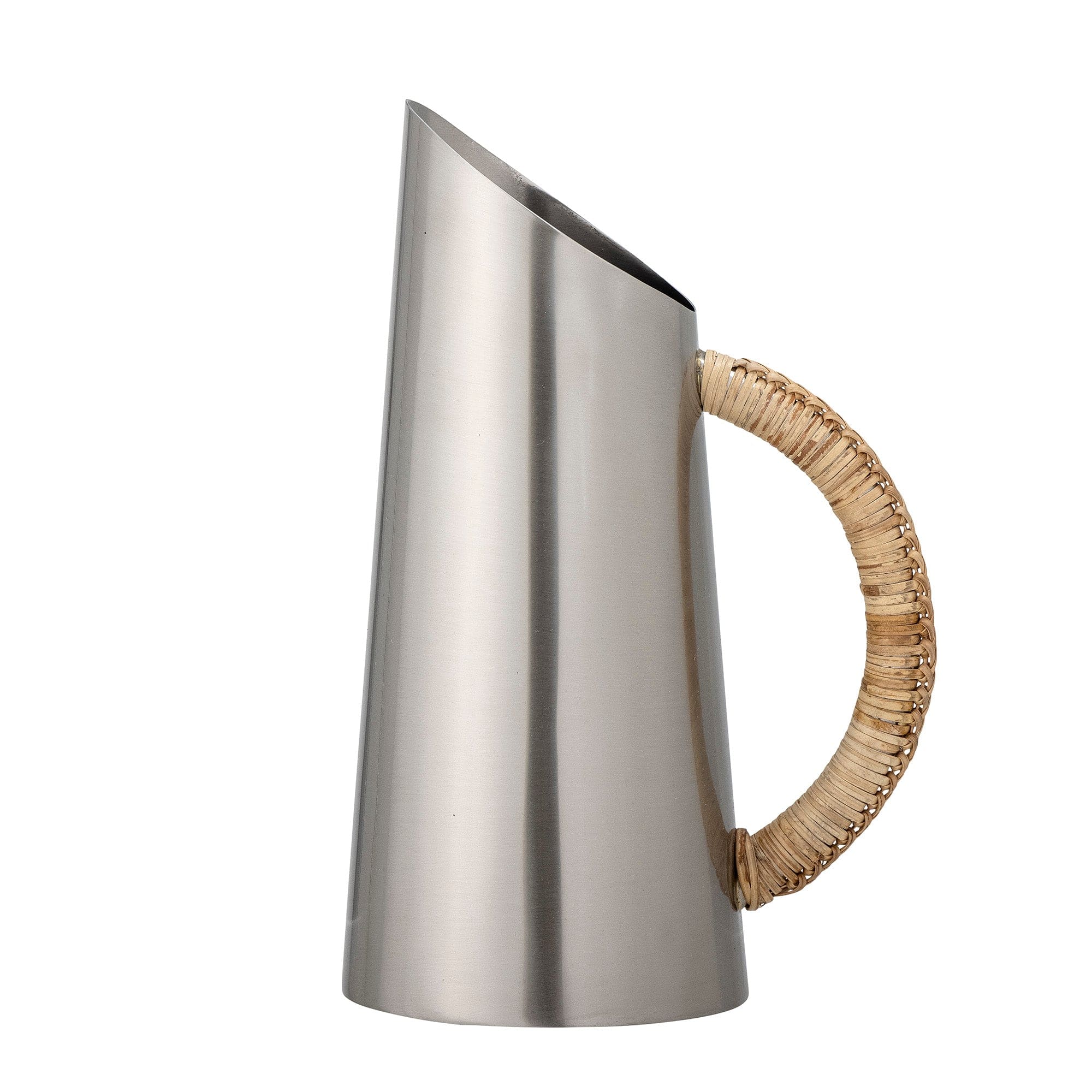 Bloomingville Carafa decorativa din metal, Juanita Argintiu, L18xl12,5xH28 cm