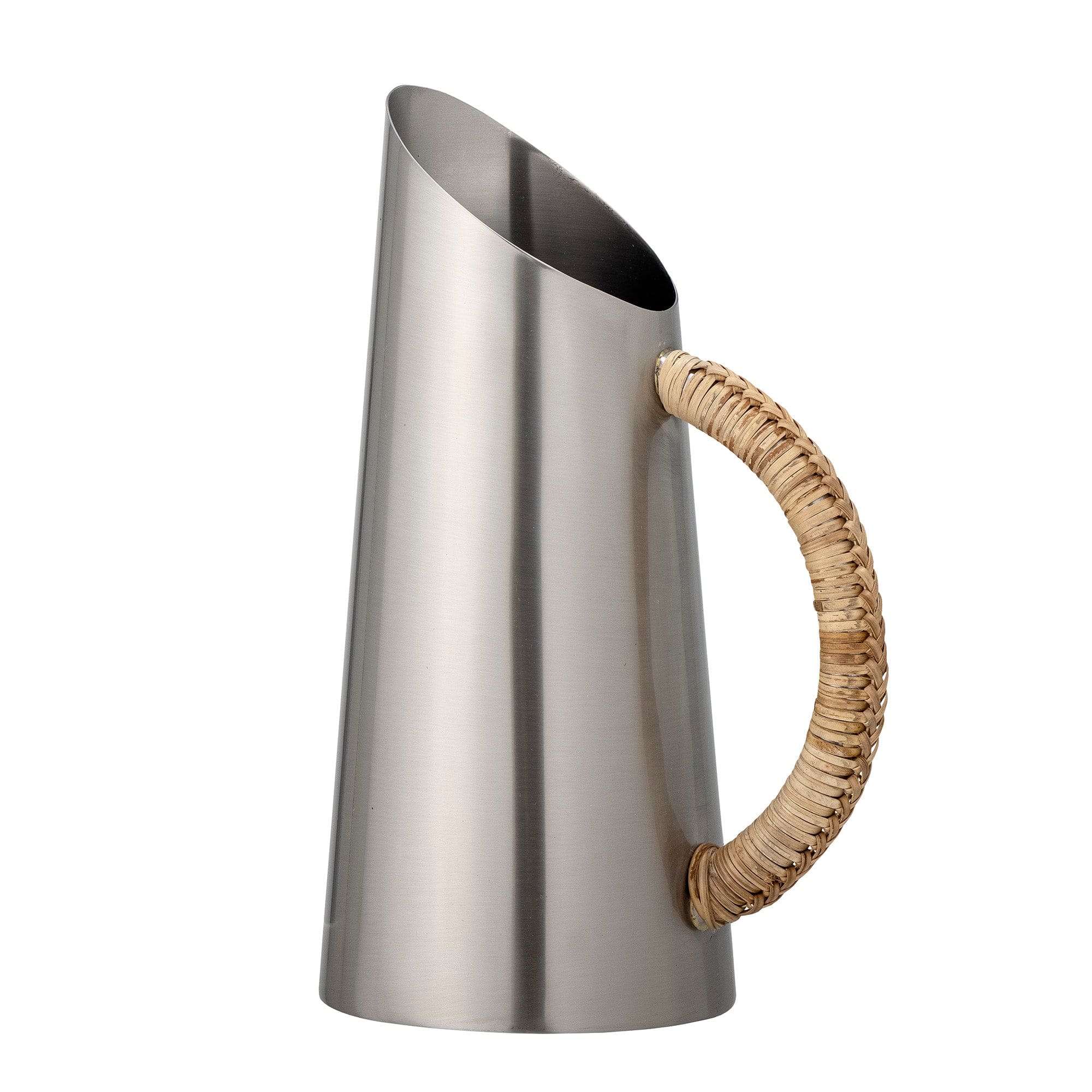 Bloomingville Carafa decorativa din metal, Juanita Argintiu, L18xl12,5xH28 cm