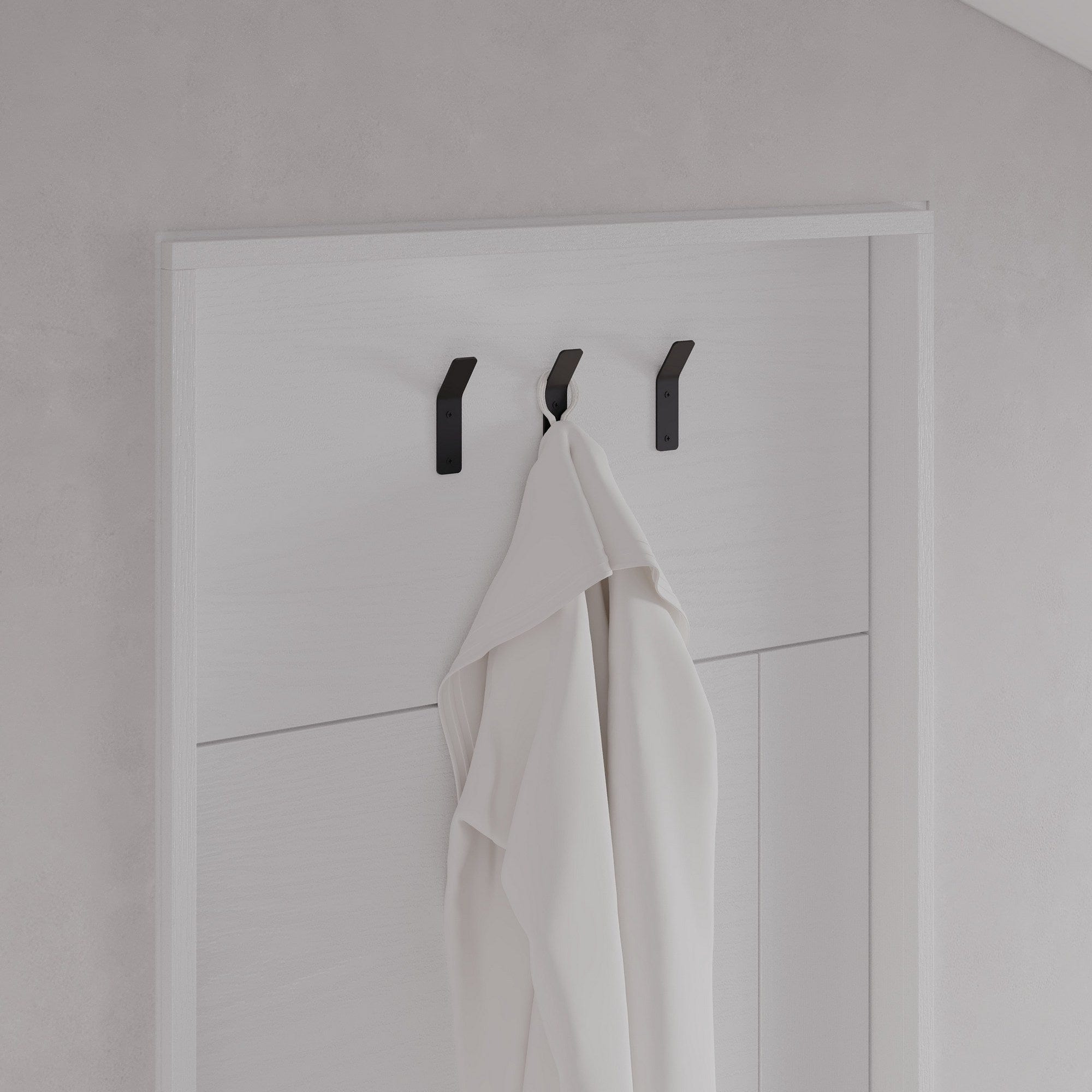 Asir Carlig pentru perete din metal, Hary Negru, l2xA2,2xH8,4 cm