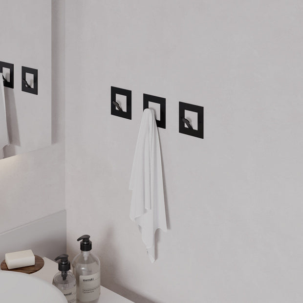 Asir Carlig pentru perete din metal, Kaly Negru, l8,2xA3xH8,2 cm