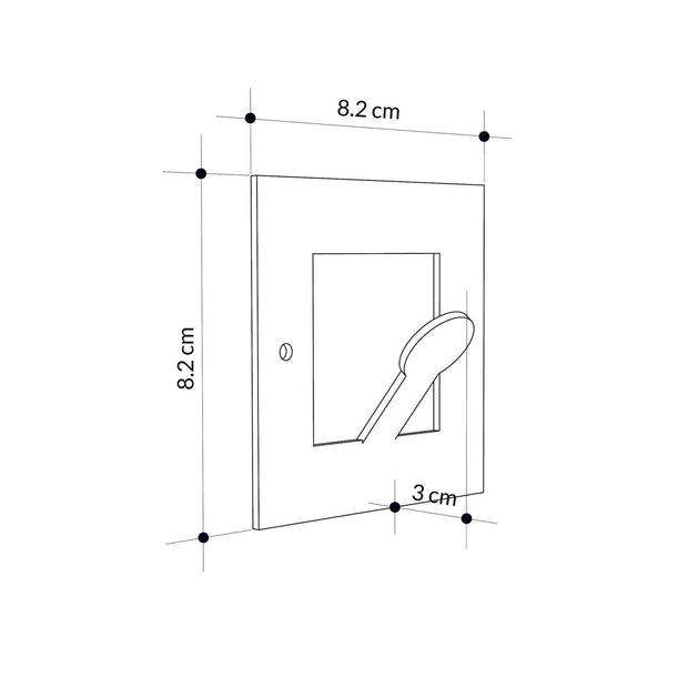 Carlig pentru perete din metal, Kaly Negru, l8,2xA3xH8,2 cm (7)