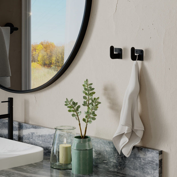 Asir Carlig pentru perete din metal, Luxa Negru, l3,2xA3,4xH4,2 cm