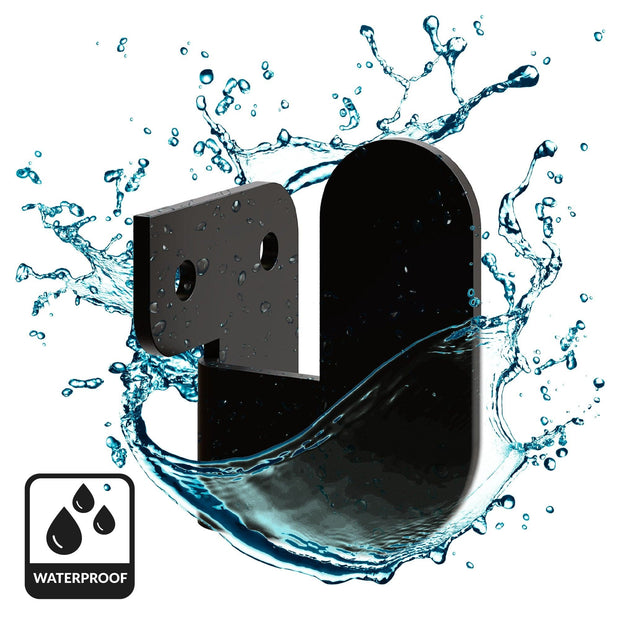 Asir Carlig pentru perete din metal, Luxa Negru, l3,2xA3,4xH4,2 cm