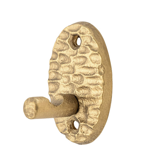 Bloomingville Carlig pentru perete din metal, Neena Alama, l4,5xA4xH6,5 cm
