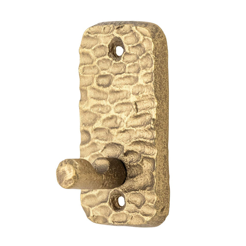 Bloomingville Carlig pentru perete din metal, Neena Alama, l4,5xA4xH8,5 cm