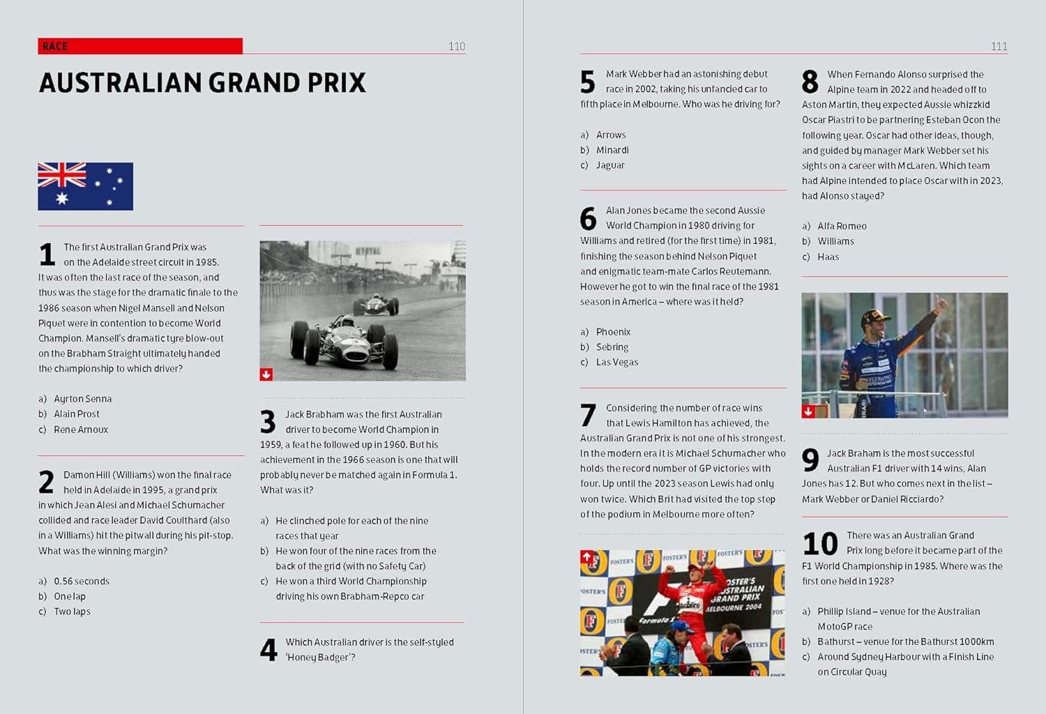 Carte Formula One Quiz Book, Ewan McKenzie & Peter Nygaard, Editie in Limba Engleza (3)